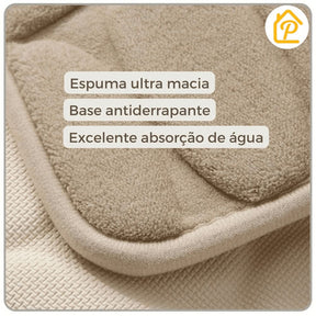 Tapete para Banheiro Antiderrapante Primar™ - PAGUE 1 LEVE 2